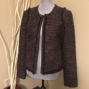 Banana Republic tweed blazer size 12